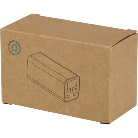 Batterie de secours Acamar de 20 000 mAh et 70 W en aluminium recyclé pour ordinateur portableCouleur:Noir