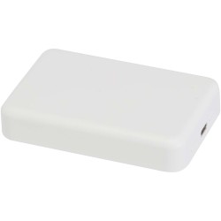 Batterie de secours Acrab magnétique sans fil de 10 000 mAh et 15 W avec PD de 20 W - fabriquée en plastique recycléCouleur:Blan