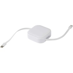 Câble rétractable 5 en 1 Gloas en matériaux recyclés pour synchronisation de données et charge rapide de 100 W avec kit d’outils