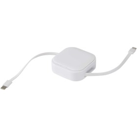 Câble rétractable 5 en 1 Gloas en matériaux recyclés pour synchronisation de données et charge rapide de 100 W avec kit d’outils