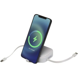Câble rétractable 5 en 1 Gloas en matériaux recyclés pour synchronisation de données et charge rapide de 100 W avec kit d’outils