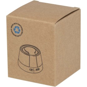 Haut-parleur Horna sans fil magnétique en plastique recyclé de 3 WCouleur:Noir