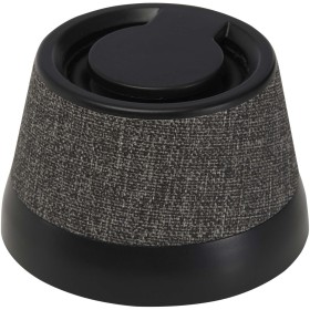 Haut-parleur Horna sans fil magnétique en plastique recyclé de 3 WCouleur:Noir