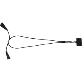 Tour de cou Funi pour smartphone en plastique recyclé avec synchronisation des données intégrée et câble 5 en 1 pour charge rapi