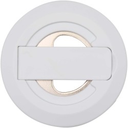 Support de téléphone magnétique Ain en plastique recyclé avec décapsuleurCouleur:Blanc