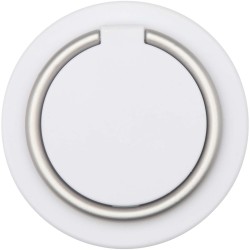 Support de téléphone Albali magnétique en plastique recyclé avec anneau de supportCouleur:Blanc