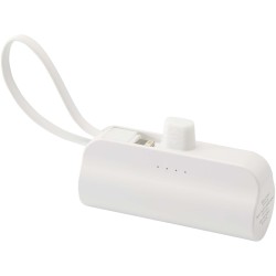 Batterie de secours Alnair Type-C de5 000 mAh et 10 W en plastique recyclé avec support de retournement intégré et câble 2 en 1C