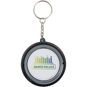 Porte-clés fidget gyroscope en plastique recyclé SpinxCouleur:Noir