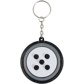Porte-clés fidget gyroscope en plastique recyclé SpinxCouleur:Noir