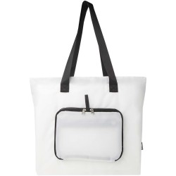 Sac shopping pliable EcoFold de 16 L en RPETCouleur:Blanc