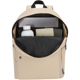 Sac à dos pour ordinateur portable Byron de 16 L et 14" en matériaux recyclés certifiés GRSCouleur:Oatmeal