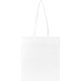 Sac shopping convention EcoSeal de 6 L non tissé en matériaux recyclés certifiés GRSCouleur:Blanc