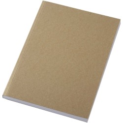 Cahier kraft Novella Austen A5 recyclé à couverture souple de 100 feuillesCouleur:Naturel