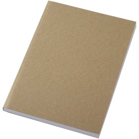 Cahier kraft Novella Austen A5 recyclé à couverture souple de 100 feuillesCouleur:Naturel