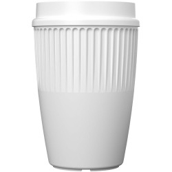 Gobelet Cirrus de 350 ml avec couvercle 360°Couleur:Blanc