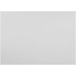 Carte de vœux A6 HeraldCouleur:Blanc