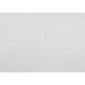 Carte de vœux A6 HeraldCouleur:Blanc