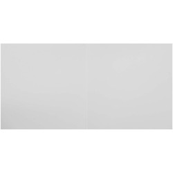 Carte de vœux Herald carréeCouleur:Blanc