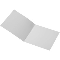 Carte de vœux Herald carréeCouleur:Blanc