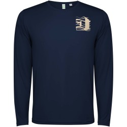 T-shirt Estoril unisexe à manches longuesCouleur:Navy Blue