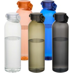 Bouteille d’eau Alti de 630 ml en plastique recyclé certifié RCSCouleur:Translucide