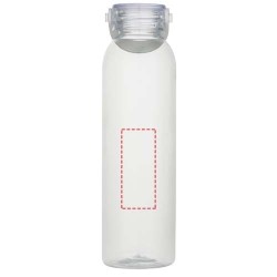 Bouteille d’eau Alti de 630 ml en plastique recyclé certifié RCSCouleur:Translucide