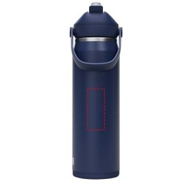 Bouteille d’eau en acier inoxydable de 750 ml avec paille à clapet Camelbak® Thrive Flip VSSCouleur:Marine