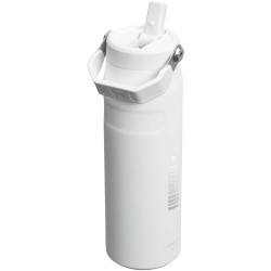 Bouteille d'eau de 700 ml avec paille rabattable Stanley IceFlow™ 2.0Couleur:Blanc givré