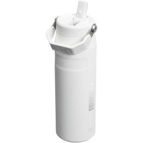 Bouteille d'eau de 700 ml avec paille rabattable Stanley IceFlow™ 2.0Couleur:Blanc givré