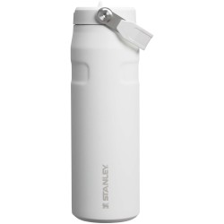 Bouteille d'eau de 700 ml avec paille rabattable Stanley IceFlow™ 2.0Couleur:Blanc givré