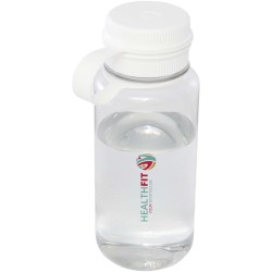 Bouteille sport Ryder de 900 ml en RPET certifié RCS avec couvercle multifonctionsCouleur:Blanc