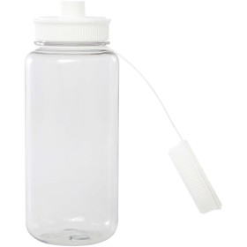 Bouteille sport Ryder de 900 ml en RPET certifié RCS avec couvercle multifonctionsCouleur:Blanc