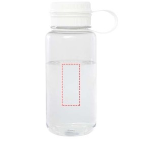 Bouteille sport Ryder de 900 ml en RPET certifié RCS avec couvercle multifonctionsCouleur:Blanc