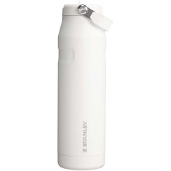 Bouteille d'eau de 1,06 litre avec paille rabattable Stanley IceFlow™ 2.0Couleur:Blanc givré