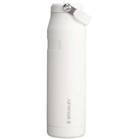 Bouteille d'eau de 1,06 litre avec paille rabattable Stanley IceFlow™ 2.0Couleur:Blanc givré