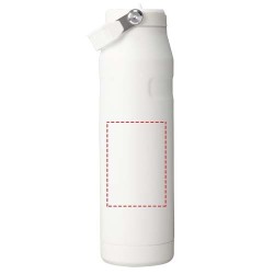 Bouteille d'eau de 1,06 litre avec paille rabattable Stanley IceFlow™ 2.0Couleur:Blanc givré
