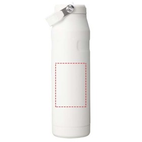 Bouteille d'eau de 1,06 litre avec paille rabattable Stanley IceFlow™ 2.0Couleur:Blanc givré