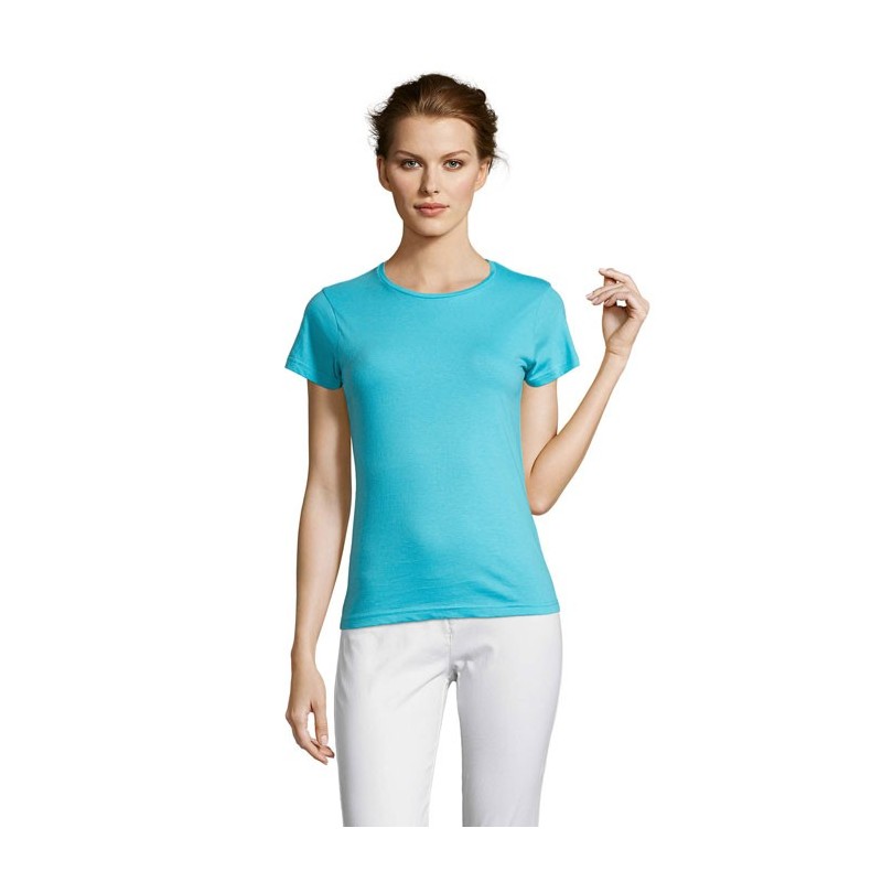 Miss Tee-Shirt Femme 150Couleur:BLEU ATOLL     