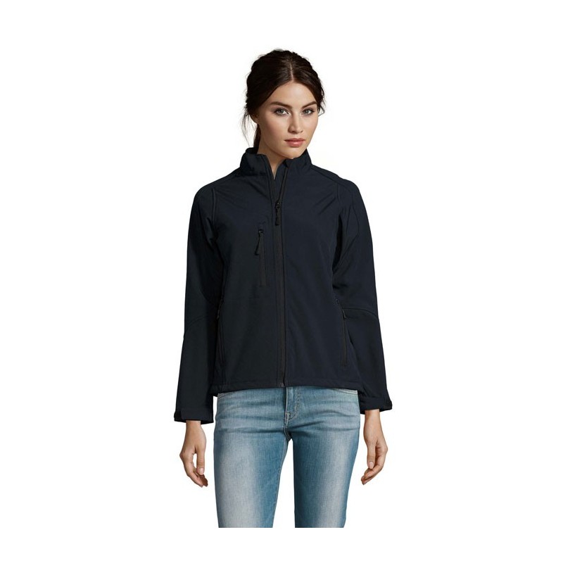 Roxy Zip Softshell FemmeCouleur:Bleu abysse