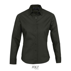 Eden Chemise Femme StretchCouleur:Noir
