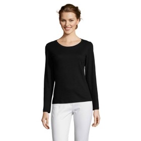 Majestic T-Shirt Manches LgCouleur:NOIR PROFOND   