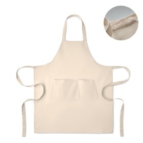 Tablier en coton bio 240 gr/m² Gamma ColourCouleur:Beige