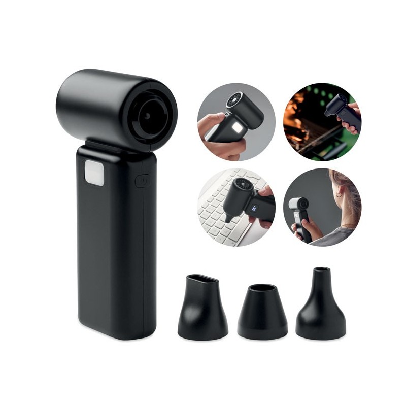 Ventilateur portable puissant Couleur:Noir