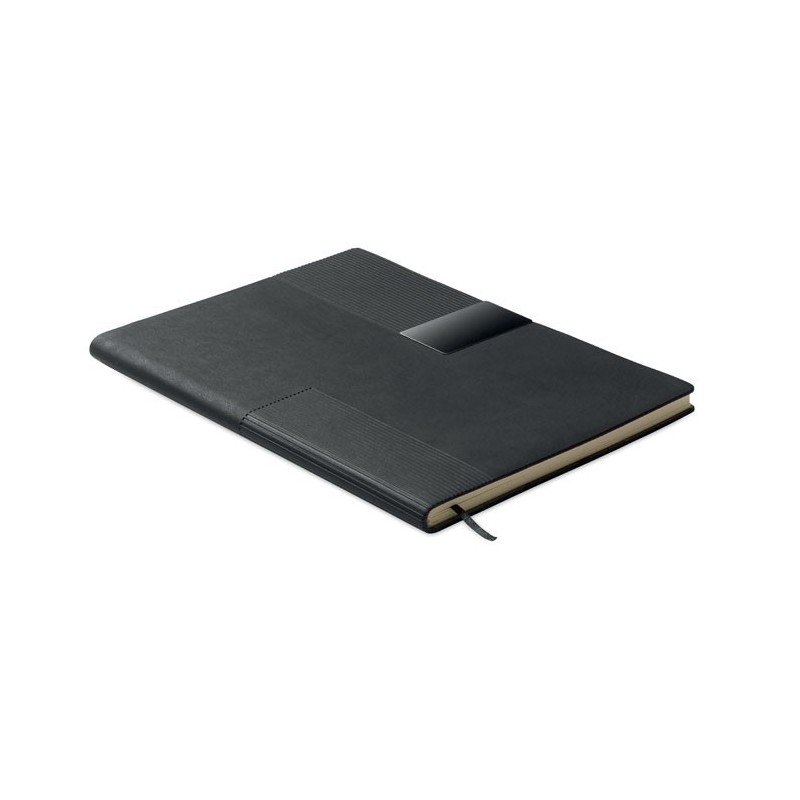 Carnet A5 en PU souple TrezeCouleur:Noir