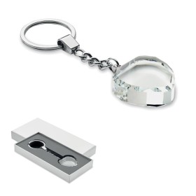 Porte-clés cœur en verre HeartwardCouleur:Transparent