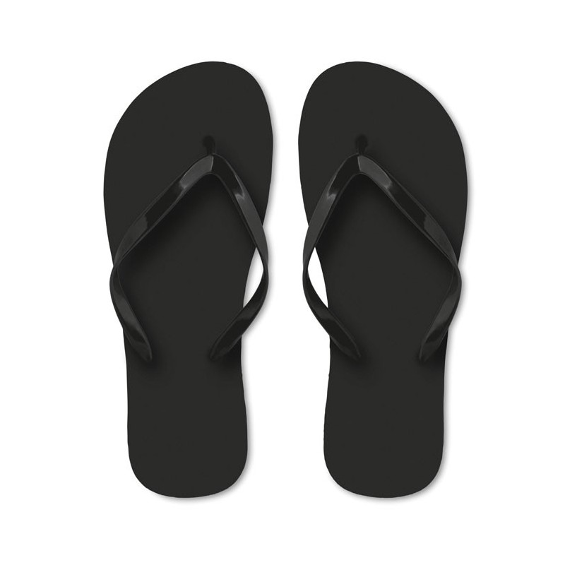Tongs PE L Couleur:Noir
