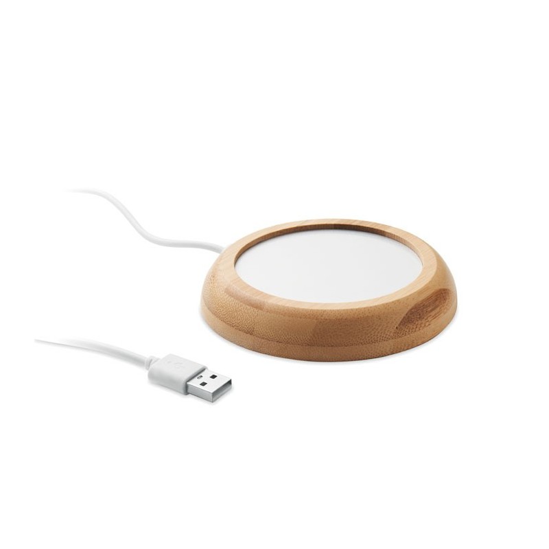 Chauffe-tasse  en bambou MugletCouleur:Bois