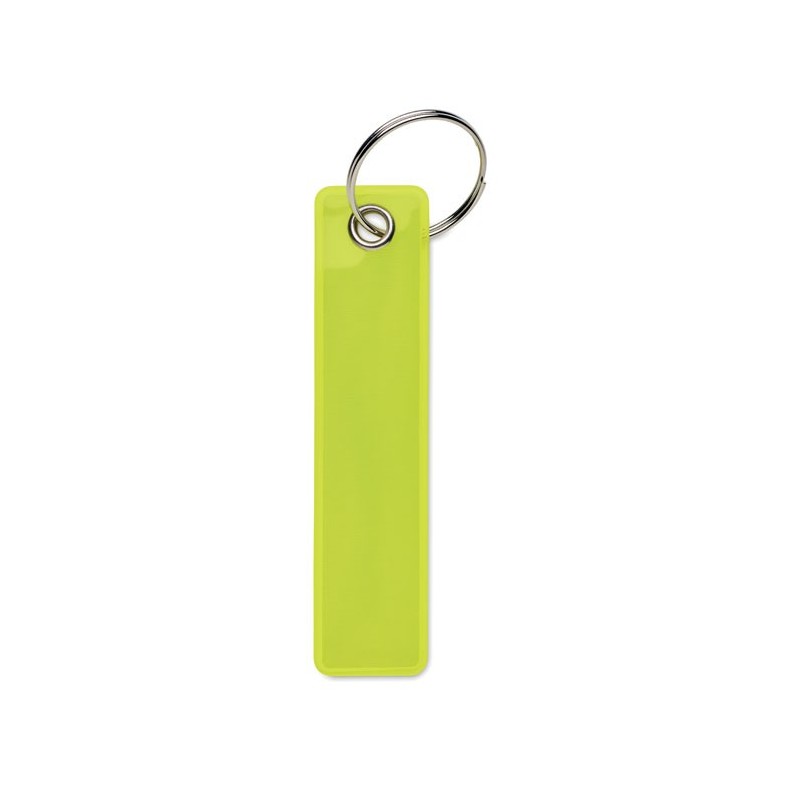 Porte-clés réfléchissant PVC KeyflectCouleur:JAUNE FLUO     