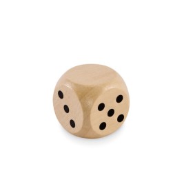 Dés en bois Schima 3cm dia DadinCouleur:Bois
