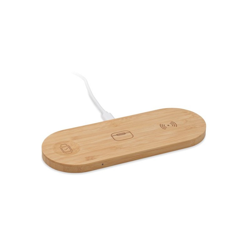 Chargeur sans fil 3 en 1 15W RecpadCouleur:Bois